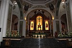 The main altar and reredos of the cathedral