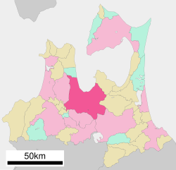 Lokasion ti Aomori iti Prepektura ti Aomori