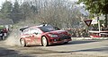 Loeb with his C4 WRC at the 2008 Monte Carlo Rally