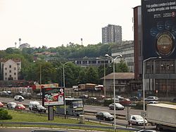 Prokop, seen from the highway