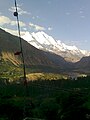 Puncak Rakaposhi dari KKH