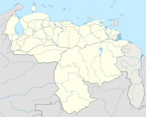 Map showing the location of Andrés Eloy Blanco Municipality within Venezuela