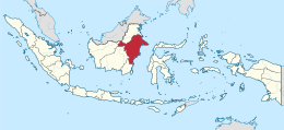 Kalimantan Orientale – Localizzazione