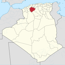 Tiaret in Algeria 2019.svg