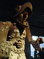 Escultura de guerrero águila. Museo del Templo Mayor, Ciudad de México