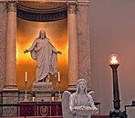 Statue of Christ in Copenhagen Cathedral by Berthel Thorvaldsen (1838)