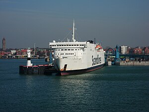 M/S Götaland i Trelleborgs hamn 2010.