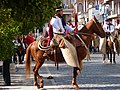 Cambio de guardia con los gauchos de Güemes