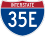 Interstate 35E marker