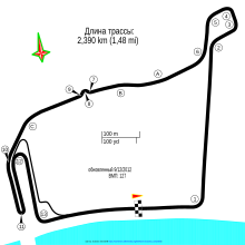 Layout of the Moscow Street Circuit