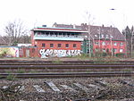 Stellwerk Riemke an der Bahnstrecke nach Herne