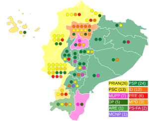 Elecciones legislativas de Ecuador de 2006