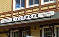 osmwiki:File:Livermore station sign, July 2018.JPG