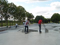 Le Skate Parc de Magny-les-Hameaux.