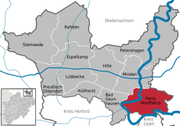 Porta Westfalica – Mappa