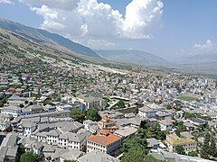 Gjirokastra from the castle.jpg