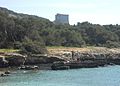 Torre dell'Alto vista dalla baia di Porto Selvaggio