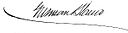 Firma de Antonio Guzmán Blanco