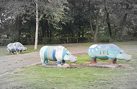 "Marching Hippos" by Stanley Bonnar