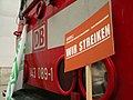 Image 44Strike sign used by the German Train Drivers' Union in the German national rail strike of 2007.