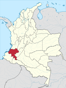 Dipartimento di Cauca – Localizzazione