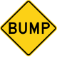 U.S. bump sign.