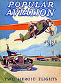 Image 271928 issue of Popular Aviation (now Flying magazine), which became the largest aviation magazine with a circulation of 100,000. (from History of aviation)