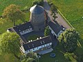 Mühlenturm, Mühlengebäude und Fachwerkhof an der Burg Gudenau