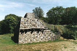 La porte du Rebout (exemple de murus gallicus).