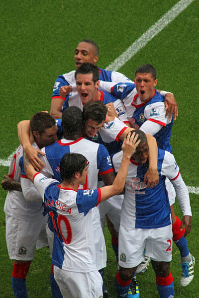 File:Blackburn Rovers vs Arsenal goal celebrations.jpg