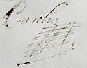 Карло VI & III's signature