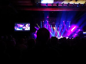 Beleuchtung beim Jazzfestival