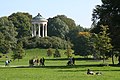 Jardí anglès amb belvedere