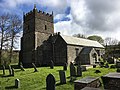 The exterior of St Petrock's from the southwest