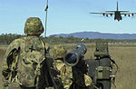 A RBS-70 team from the 16th Air Defence Regiment during an exercise in 2001