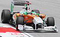 Sutil at the Malaysian GP