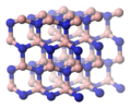 Nitrure de bore ressemblant structurellement au diamant