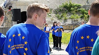 Commémoration des 50 ans de l'Entente franco-allemande.