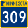 Trunk Highway 309 marker