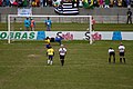 Marta scoring a penalty during the final of the Pan American Games 2007