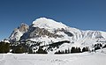 * Nomination The Plattkofel from the Seiser Alm in South Tyrol --Moroder 18:25, 20 March 2013 (UTC) * Promotion QI, but left third of the photo is slightly unsharper than the rest. --Tuxyso 16:28, 21 March 2013 (UTC)