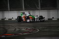 Liuzzi at the Singapore GP