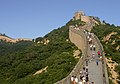 La Gran Muralla en Badaling, vista desde dentro de la muralla