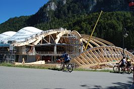 Max Aicher Arena in aanbouw in september 2010