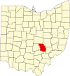 State map highlighting Perry County