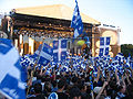 Image 9Quebec's National Holiday (French: La Fête nationale du Québec) is celebrated annually on June 24, St. John the Baptist Day. (from Culture of Canada)