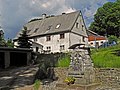 Gedenkstein am Geburtshaus von George Bähr