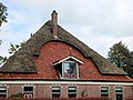 Ferme près de Alkmaar. La combinaison de la chaume et des tuiles est communes dans ce secteur (Pays-Bas).