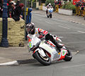 TT Zero Race - (2) Mark Miller Motoczysz Elpc followed by (3) John McGuinness MUGEN Shinden in a race won by Michael Rutter Motoczysz Elpc 6 June 2012