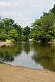 English: River near Otwock and Józefów Polski: Rzeka w pobliżu Otwocka i Józefowa